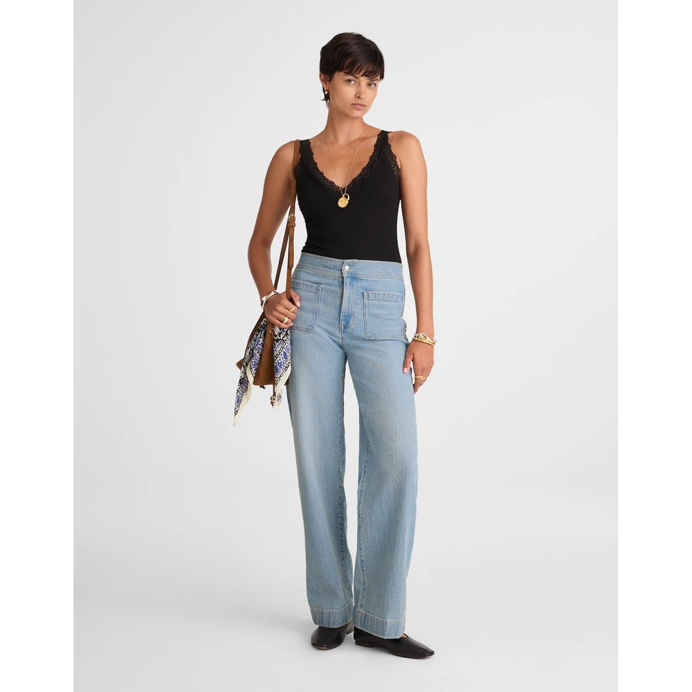 Madewell Light Blue Wide-Leg Jeans